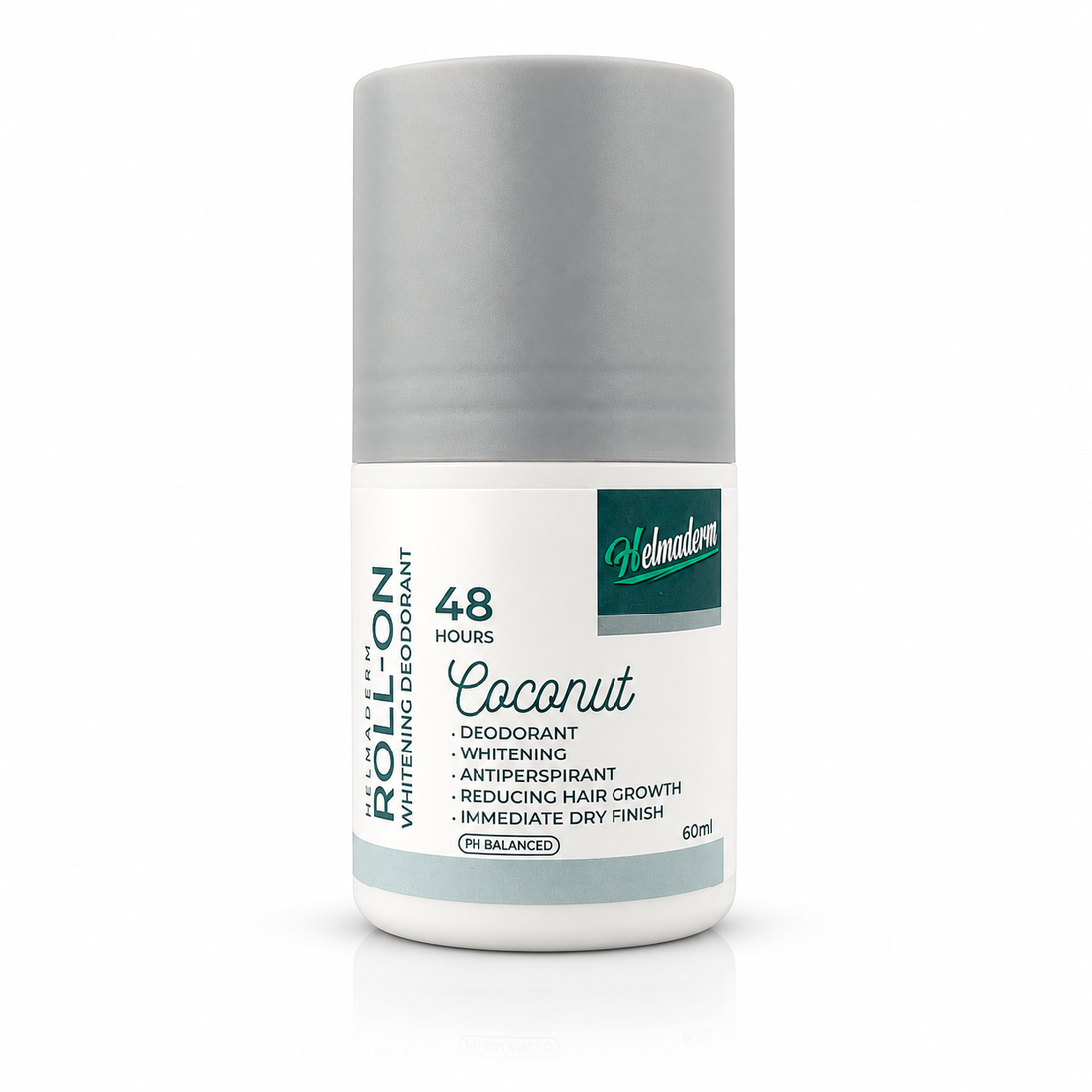 Helmaderm Deodorant Whitening Roll-on Hair Reducer With Coconut 60ml