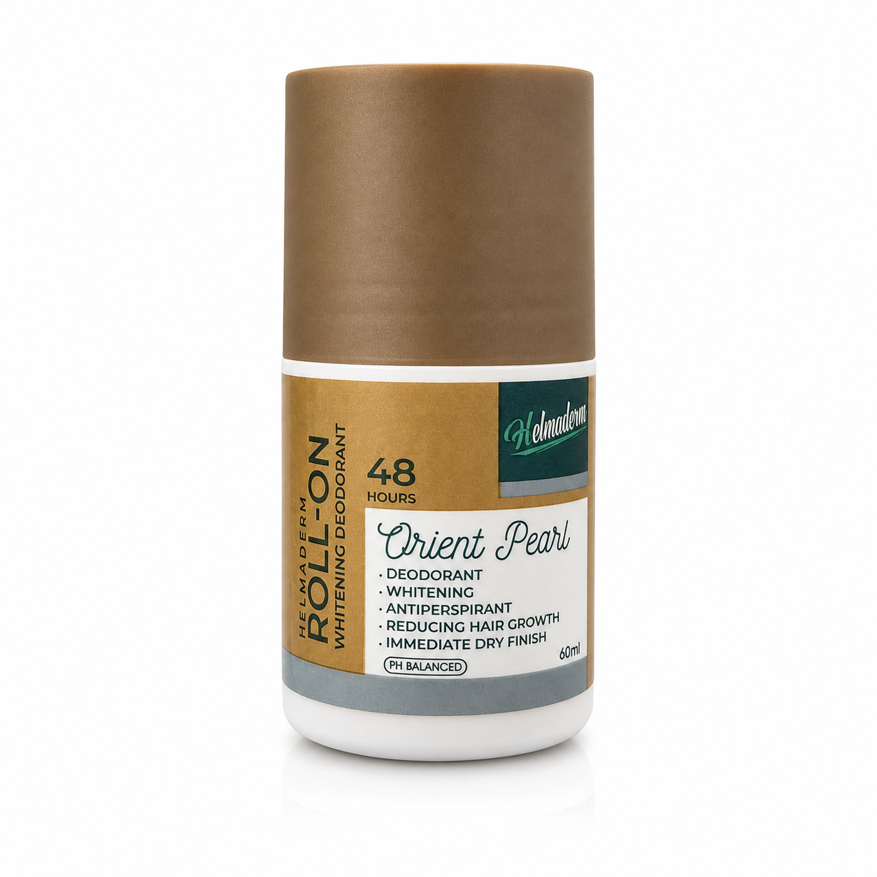 Helmaderm Deodorant Whitening Roll-on Hair Reducer With Orient Pearl 60ml