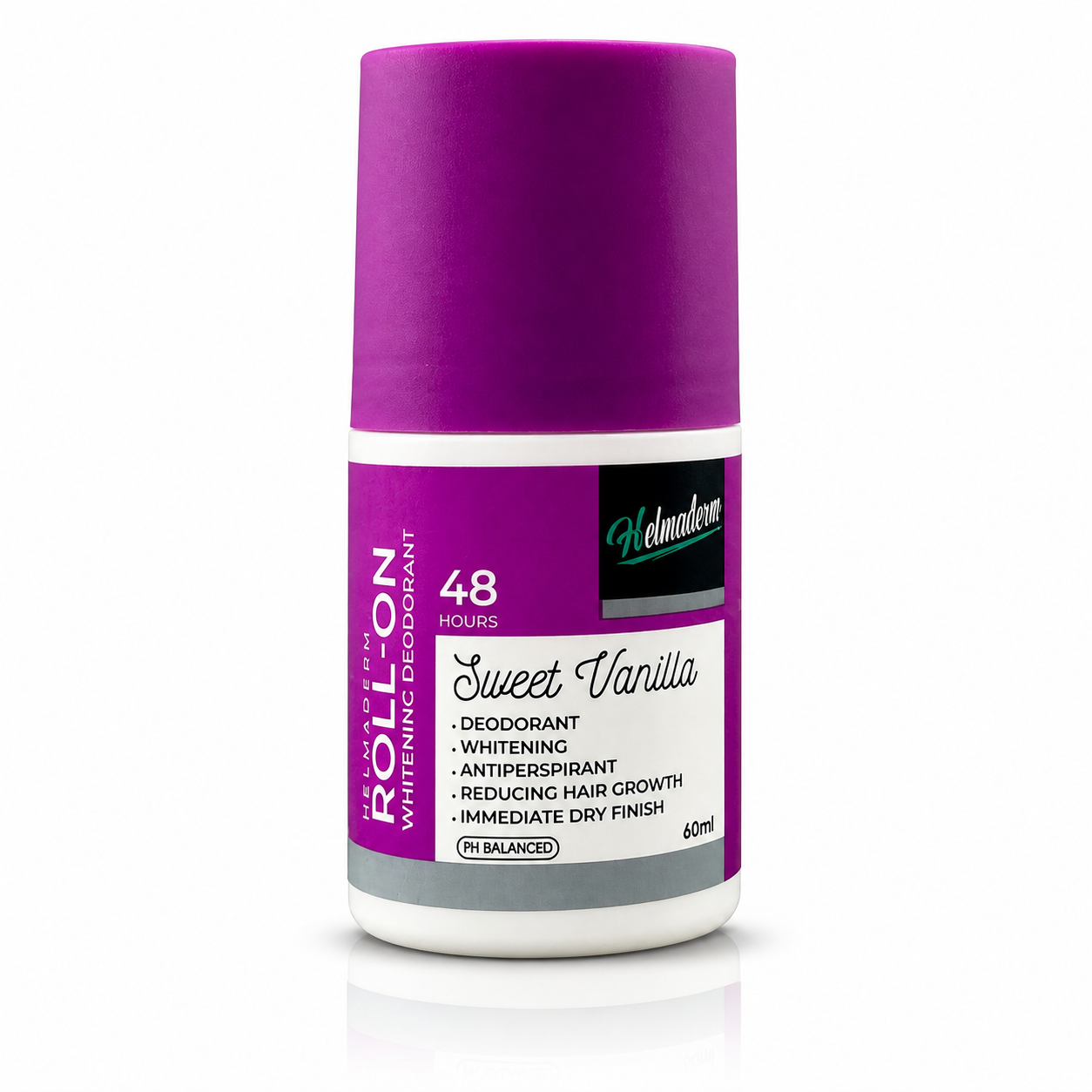 Helmaderm Deodorant Whitening Roll-on Hair Reducer With Sweet Vanilla 60ml