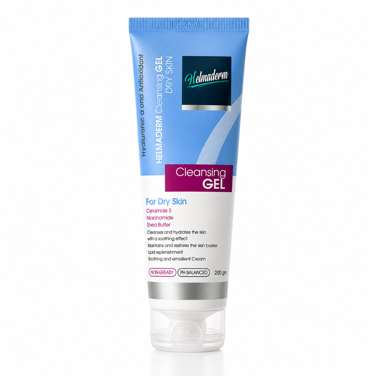 HELMADERM CLEANSING GEL FOR DRY SKIN 200 ML