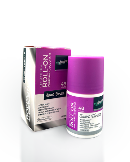 Helmaderm Deodorant Whitening Roll-on Hair Reducer With Sweet Vanilla 60ml
